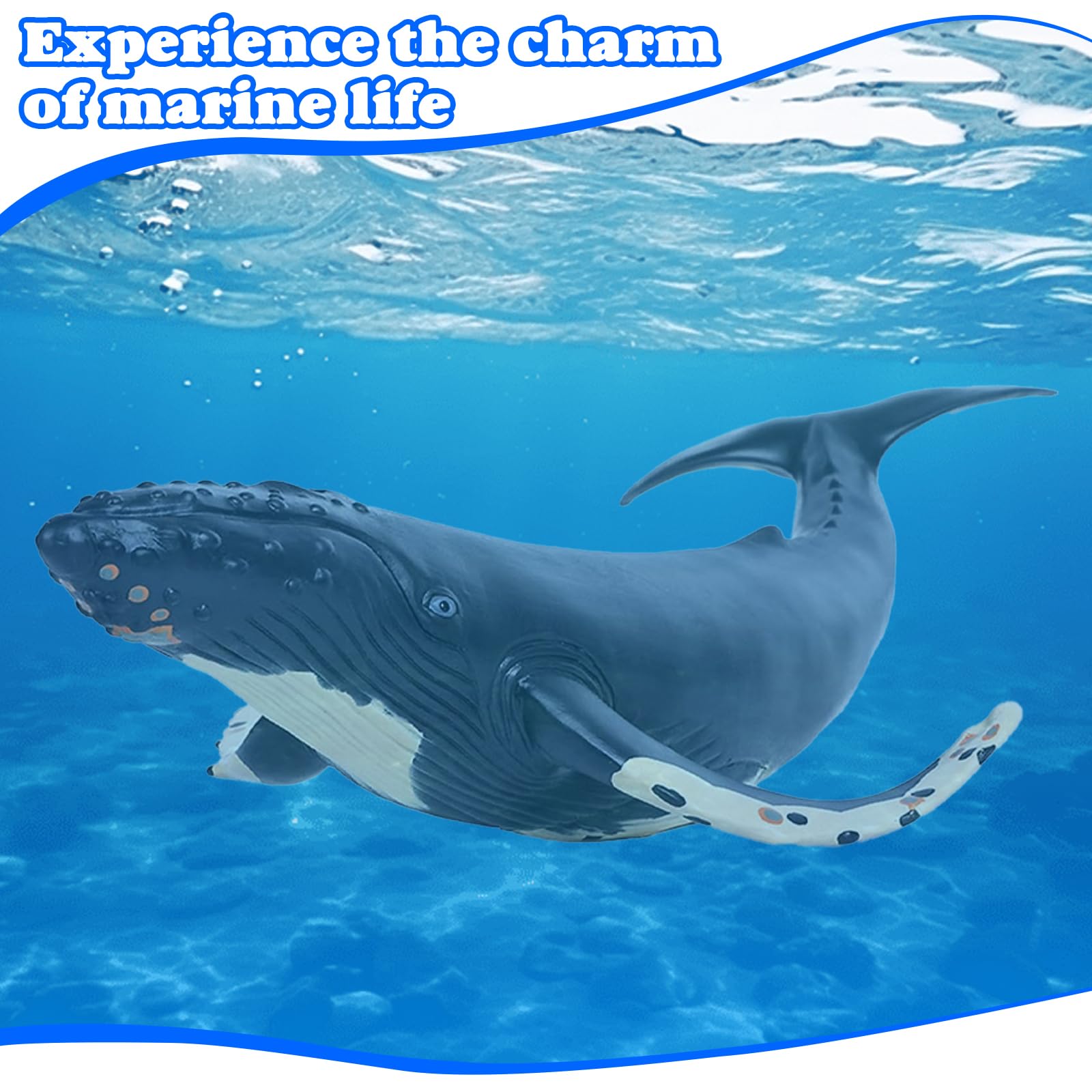 Amazon.com: EOIVSH Soft Rubber Humpback Whale, 14.2 inch Sea